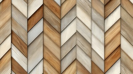 Modern Neutral Chevron Pattern in High-Quality Photorealistic Style