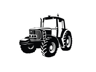 Tractor logo vector illustration. Ready made logo template set vector isolated
