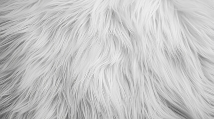 Abstract White Fur Texture	Background