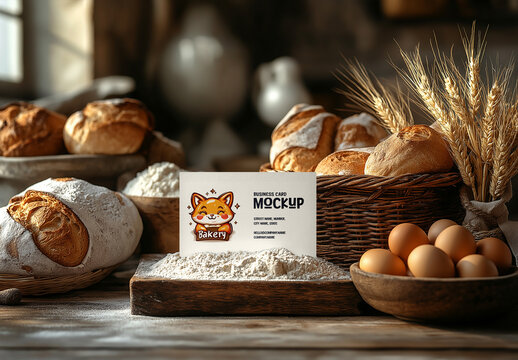 Bakery Business Car Mockup - Perfect for Branding and Advertising Generated with AI