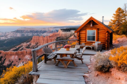 A picturesque shot of Cedar Breaks National Monument, with its colorful cliffs and vast mountain vistas