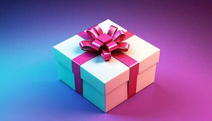 Obraz premium gift box new quality universal colorful technology stock image illustration design