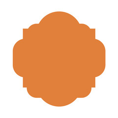 Ramadan frame shape. Islamic window and door icon. Vector
