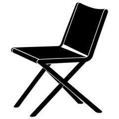 black and white chair