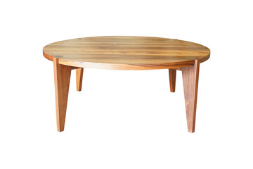 wooden table isolated on white,Mater Accent Oval Coffee Table by Haworth · Onton