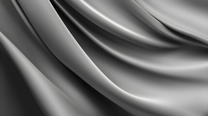 Fototapeta premium Swirling Grey Smoke on Black Background in Photorealistic Detail