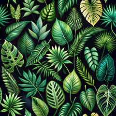 a-vibrant-collection-of-tropical-leaves--showcasin