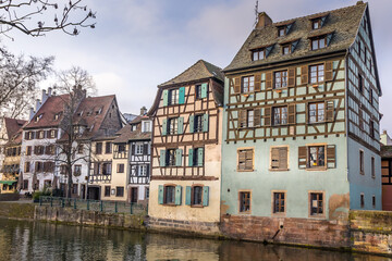 The Petite France district in Strasbourg, Alsace, France
