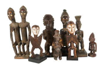 antique figures,African Fang Tribe Cameroon Pre Wwi African Figure.