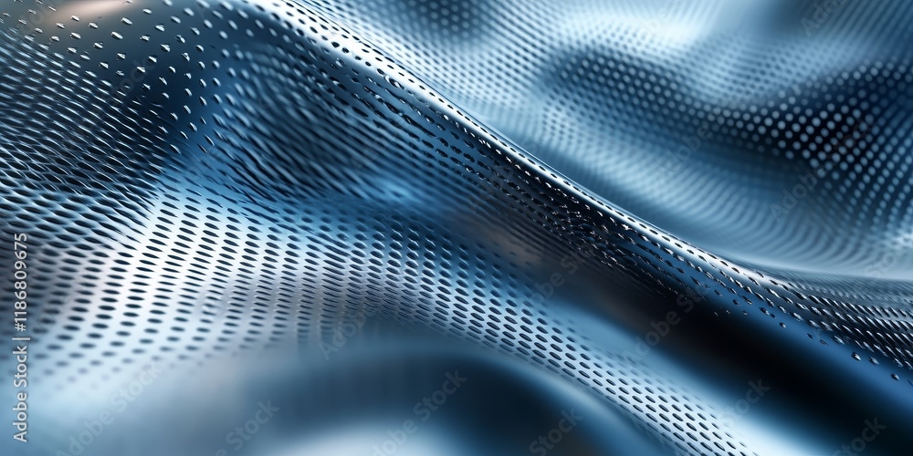Poster futuristic technology backdrop featuring an eye catching metallic texture combined with a striking g