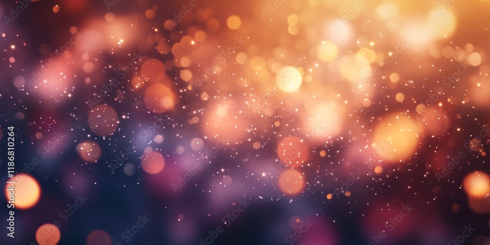 Aufkleber bokeh light creates a mesmerizing effect that resembles a nebula, enhancing the beauty of this bokeh