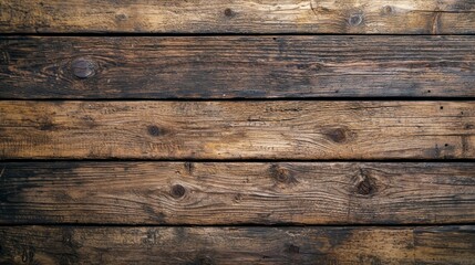 Dark brown wooden background with aged wood planks, textured surface