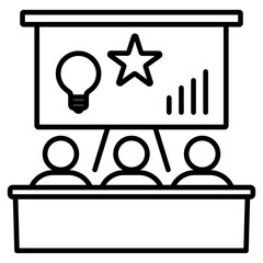 Employee training icon