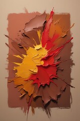 abstract painting palette painting