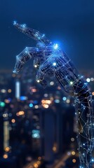AI Revolution in Logistics: Intelligent Decision-Making and Operational Efficiency by 2025. Abstract 32K Background Showcasing Data-Driven Innovation and Technological Advancement in Supply Chain Mana