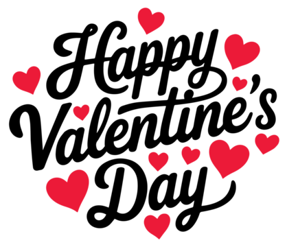 happy valentines day transparent image