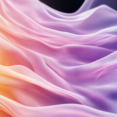 Fototapeta premium Abstract pastel pink and purple waves creating a soft, flowing texture. Perfect for artistic, romantic, or creative backgrounds with delicate tones.