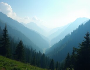 Obraz premium Meditation with a View of Nature