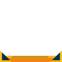 Obraz premium Modern Business Footer