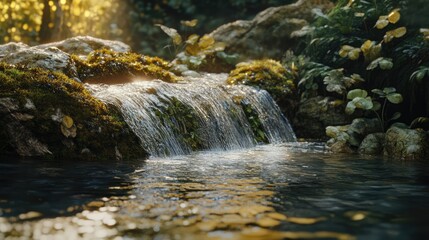 Fototapeta premium A Forest Stream