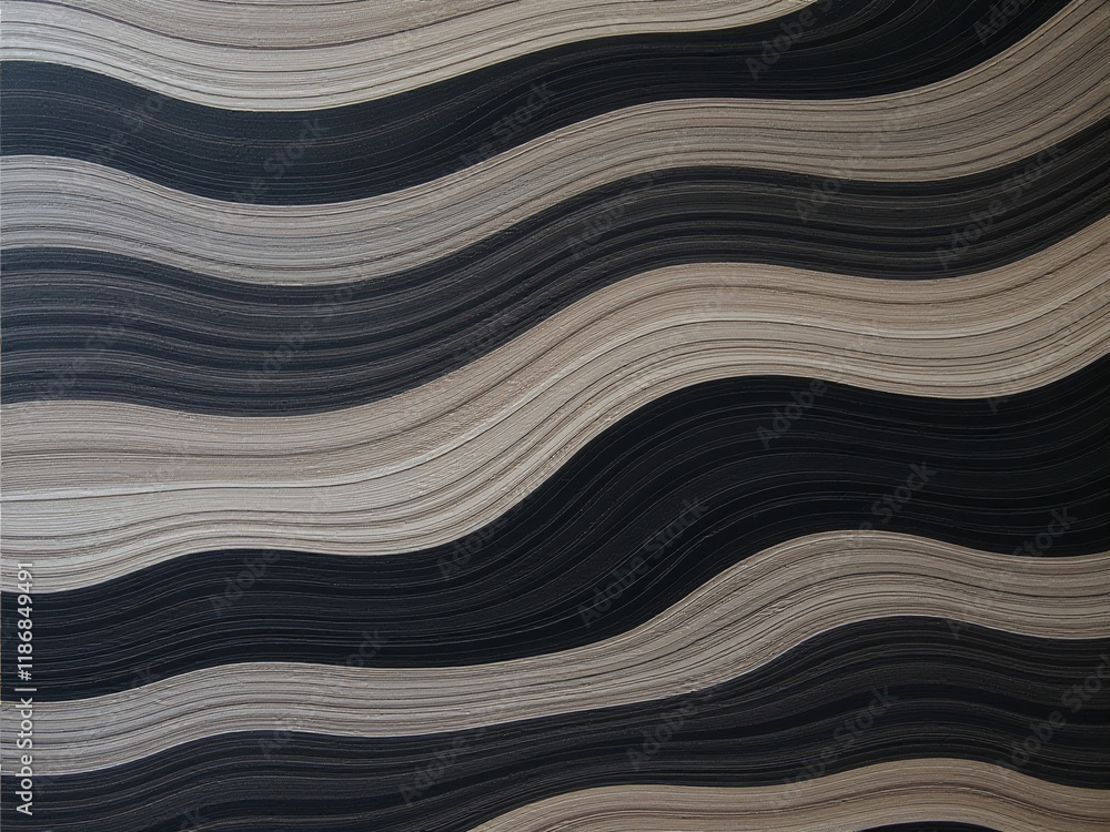 Poster A Unique Blend Of Gray And Black Woods Forms A Distinctive Textured Pattern In This Exotic Zebrano Wood Panel Design. 00001