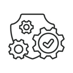 Authentication mechanisms, icon in line design. Authentication mechanisms, authentication methods, secure login on white background vector. Authentication mechanisms editable stroke icon