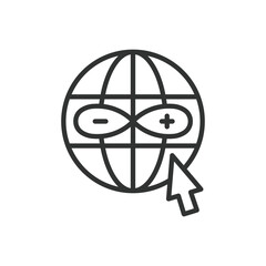 webDAV icon in line design. webDAV, file sharing, web distributed authoring, versioning, collaboration, protocol, cloud storage on white background vector. webDAV editable stroke icon