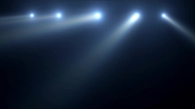 Spotlight on stage, Abstract rays light lens flare style vintage overlay shine spotlight effect.