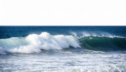 Fototapeta premium isolated white foamy ocean wave texture