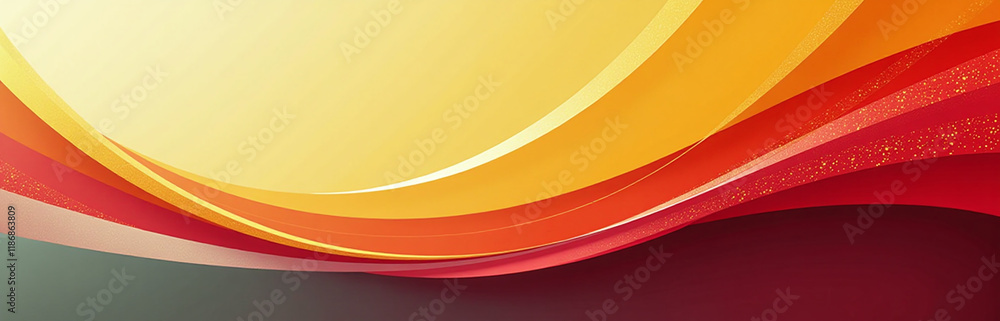 Poster A Smooth Graphic Design Combines Yellow And Red Lines With An Abstract Background For A Visually Appealing And Dynamic Effect Always. 00003