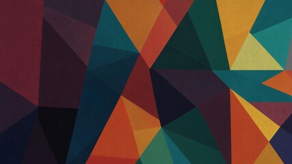 Fototapeta premium Colorful Geometric Abstract Background with Polygon Shapes