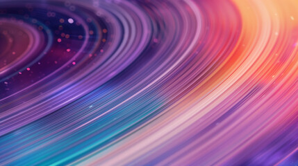 Obraz premium Abstract cosmic swirl with glowing particles 