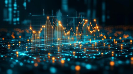 Creative representation of data visualization, with colorful charts, graphs, and flowing lines, symbolizing the transformation of raw data into meaningful insights and information