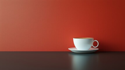 Obraz premium Minimal Desk Coffee Stories