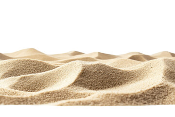 Pile of Sand Isolated on White Background PNG