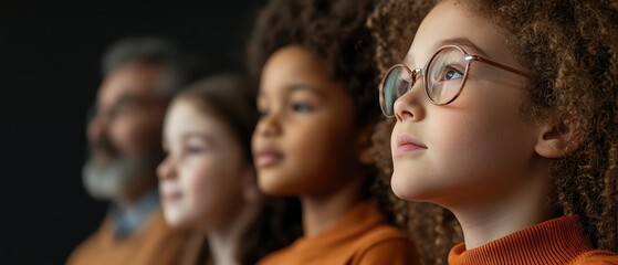 Thoughtful individuals in focused contemplation.