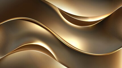 Obraz premium A metallic, polished, and glossy abstract background with space for copy