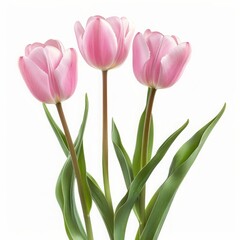 Top view spring flowers background, mother day background, blank space
