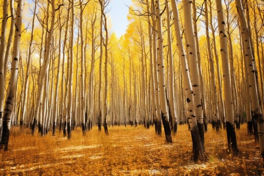 The Majestic Pando Aspen Grove: Exploring the Vast Autumn Landscape of Earth's Largest Living Organism