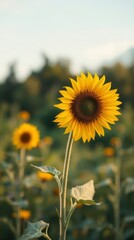 The Nice Sunflower bright sunlight