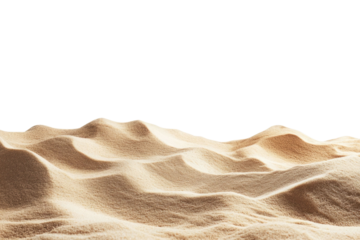 Pile of Sand Isolated on White Background PNG


