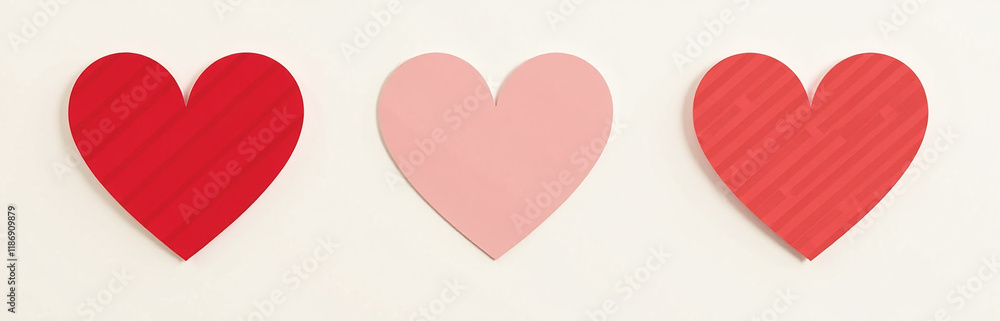 Aufkleber A Red Heart Shape Is Key To This Simple Yet Striking Design Element For A Banner. 00003