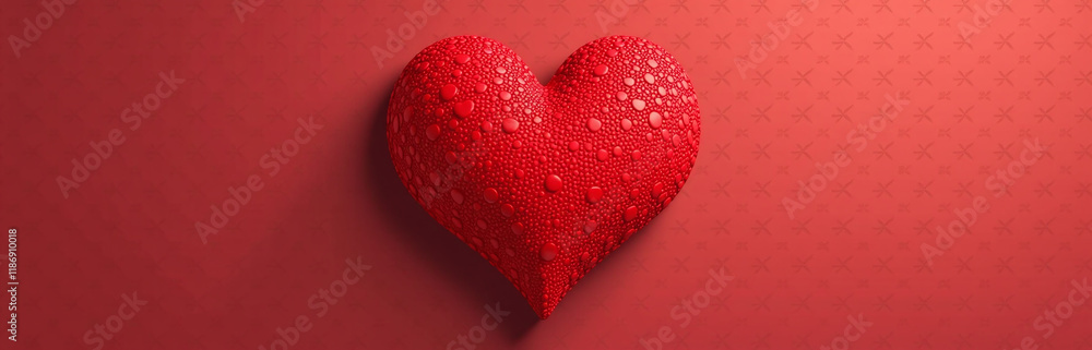 Poster A Red Heart Shape Is Key To This Simple Yet Striking Design Element For A Banner. 00001