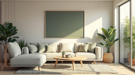 modern sectional sofa a serene living room