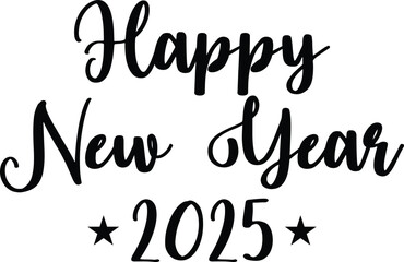 Obraz premium Happy new year 2025 vector illustration