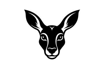 silhouette of a donkey