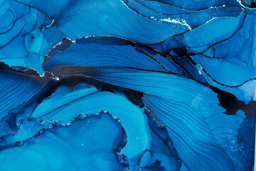 Original artwork photo of marble ink abstract art. High resolution photograph from exemplary...