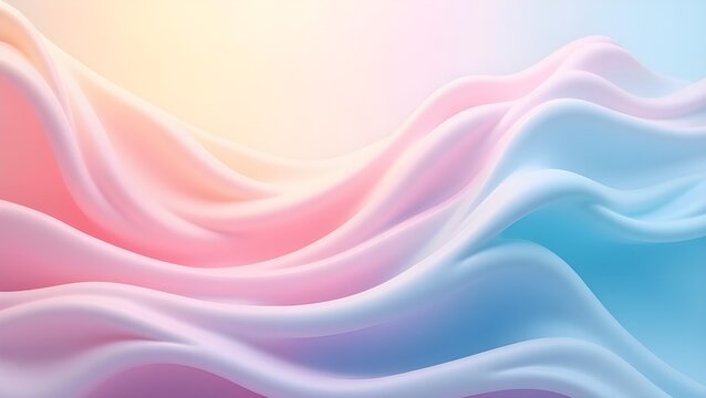 Bright liquid gradients blending into one another on a smooth, glowing canvas