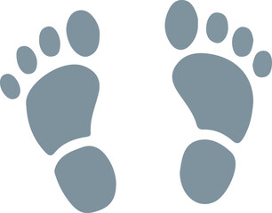 isolated footprints icon Vector, footprints Silhouette,footprints icon set, footprints for logo,color footprints Vector illustration, Vector Graphic, EPS 10 , clip art work,