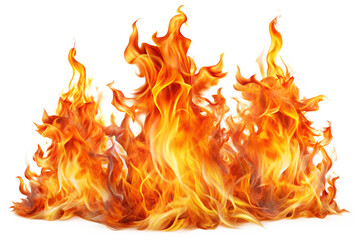 fire flames on transparent back ground